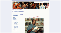 Desktop Screenshot of dayanandagunawardena.org